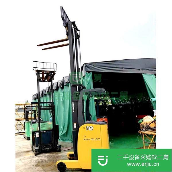 轉讓進口二手前移式電動叉車 1噸電瓶叉車9成新