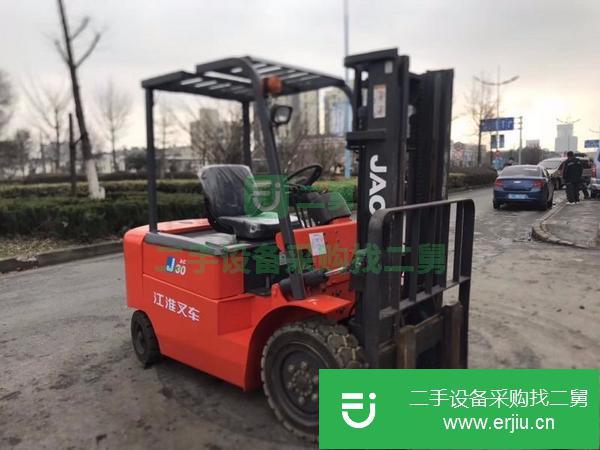 4米二手電瓶叉車,2噸自由門架電動叉車出售