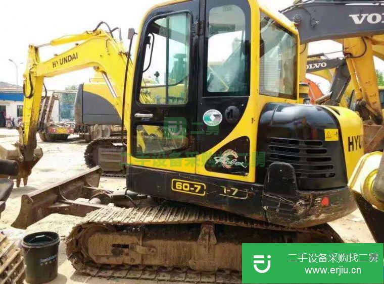 轉讓二手玉柴60-7挖掘機