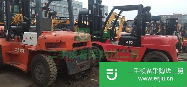 轉讓二手7噸叉車,高門架10噸叉車