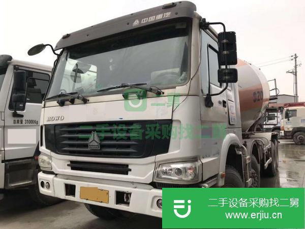 出售來賓2014年5月份國四大16方二手攪拌車,豪沃底盤中聯上裝