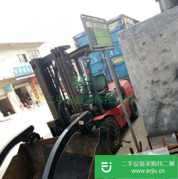 二手叉車帶斗反牙兩個(gè)爪可拆式