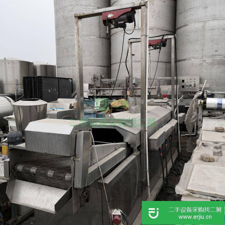 轉讓:9成新二手油炸機 油水分離油炸流水線