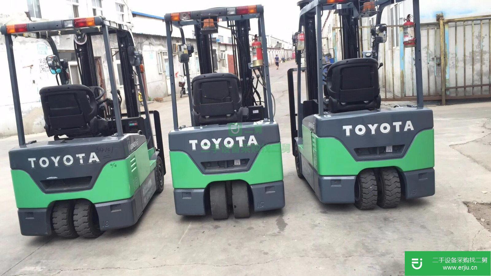 進口1.5噸豐田二手電動叉車，三支點電動二手叉車個人轉讓 (三支點二手電瓶叉車)