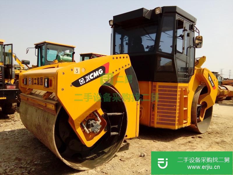 二手14噸雙鋼輪壓路機九成新車況很好，使用時間短