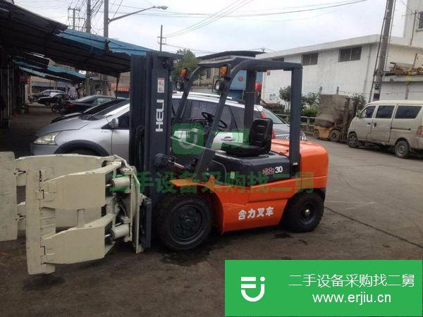 轉(zhuǎn)讓二手合力棉花夾包叉車