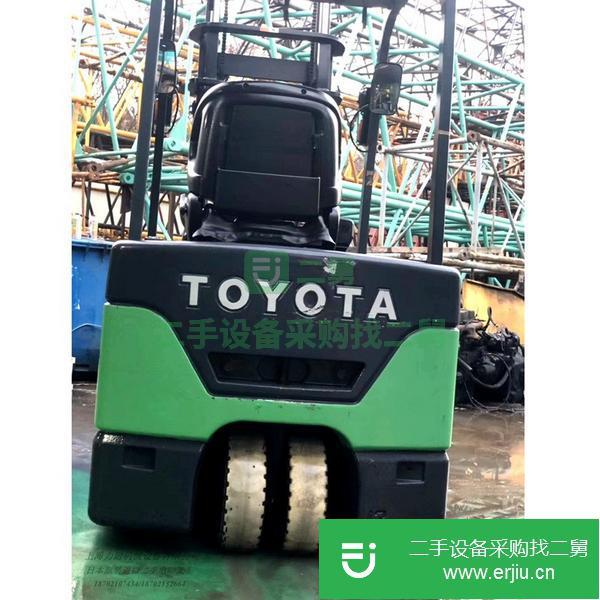 轉讓新到二手電動叉車豐田7FBE13 三支點式電動堆高車搬運車