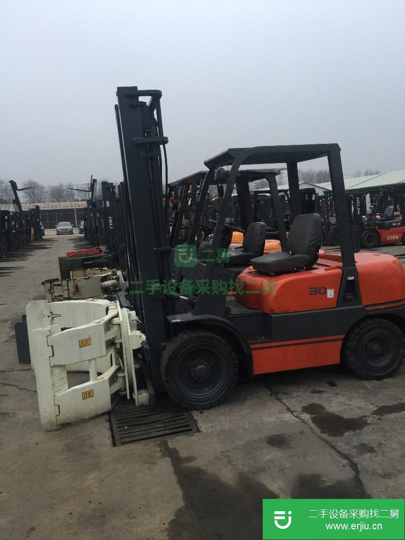 常州買夾抱叉車2噸3噸3.5噸軟抱夾叉車合力杭州叉車行業首選