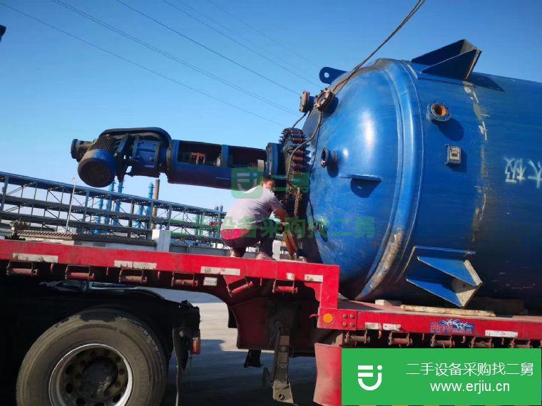 轉讓:新進20噸二手搪瓷反應釜兩臺帶有手續(xù)