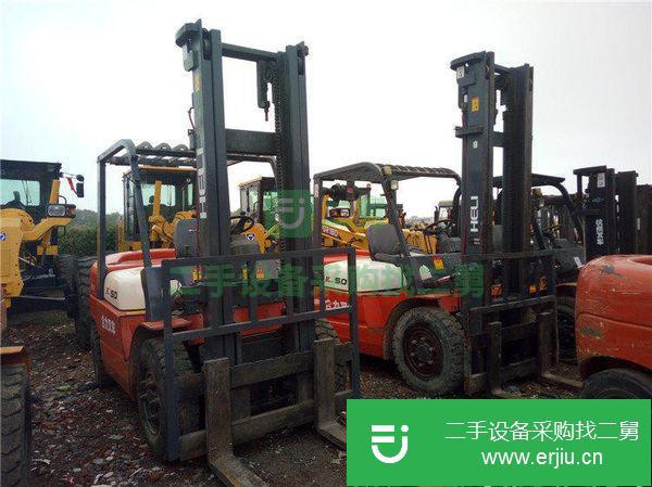 工作500小時合力5噸高門架叉車低價轉(zhuǎn)讓