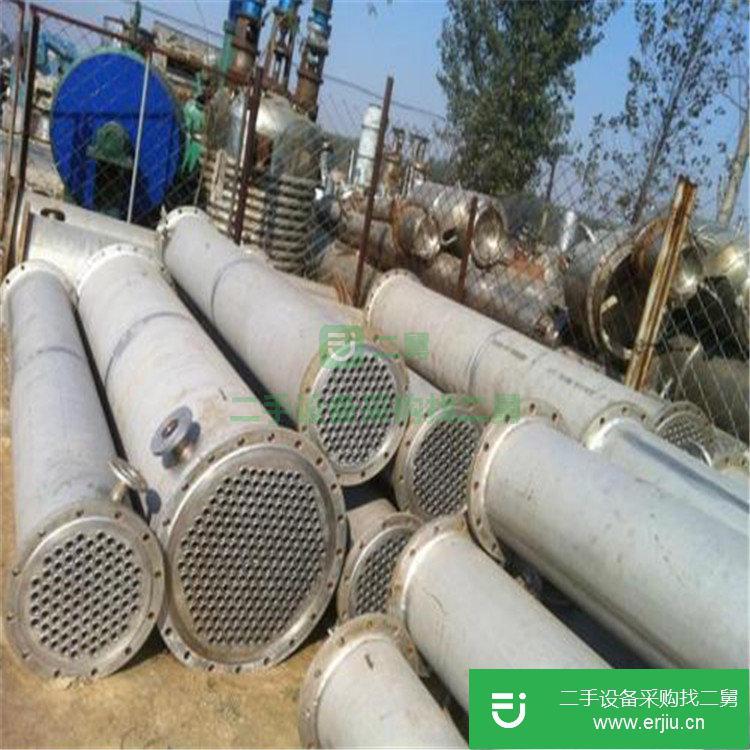 低價轉讓二手304不銹鋼列管冷凝器 6噸三效四體316L降膜蒸發器