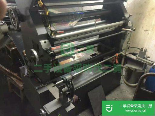 出售二手印刷設備1000型華威320大滾桶覆膜機