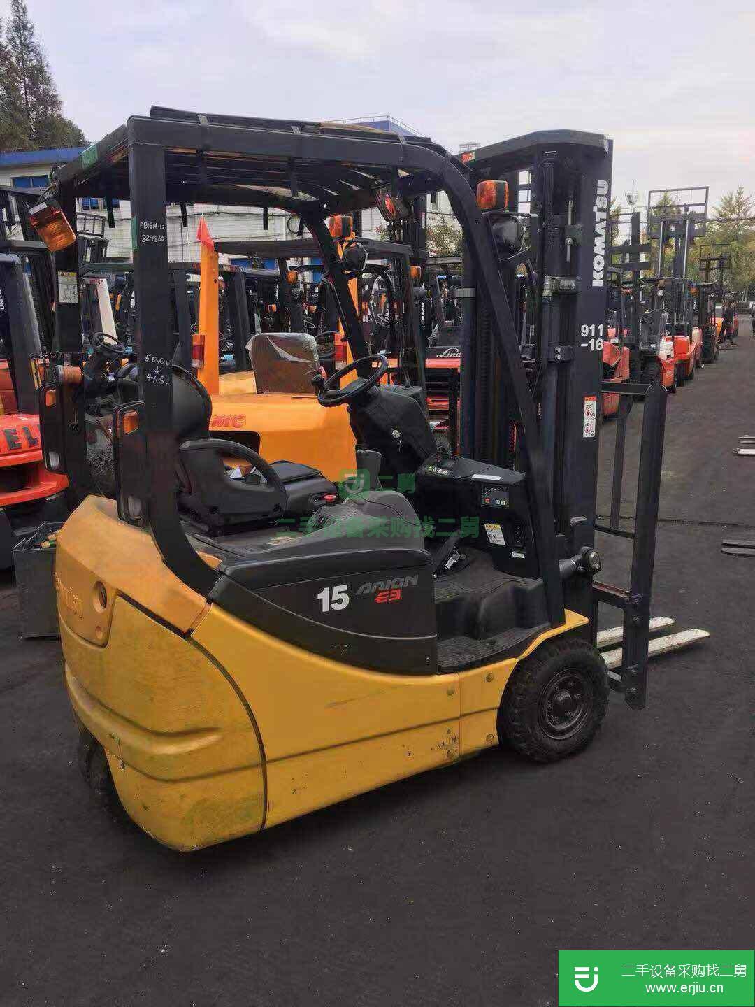 二手小松1.5噸電動叉車 舉高4米二手叉車