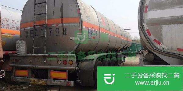 出售二手40立方全鋁油罐車原車普貨手續包過戶
