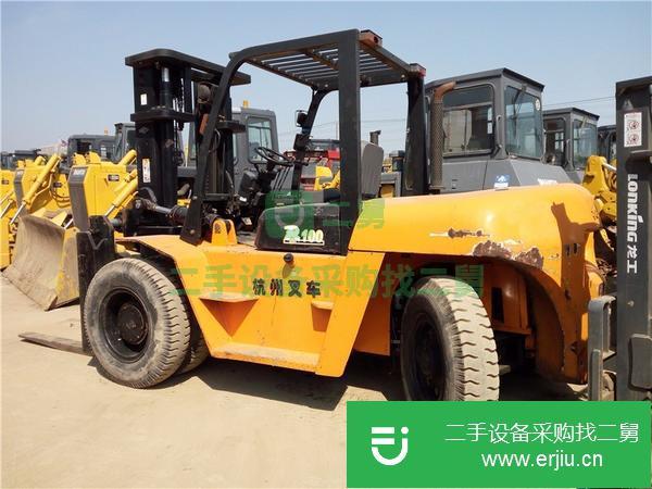 二手杭州10噸叉車,二手合力10噸叉車低價轉讓
