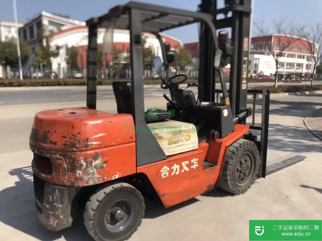 原版油漆3.5噸合力叉車，新款二手自動擋叉車低價出售