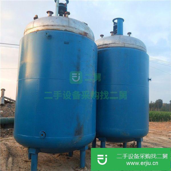 低價轉讓二手不銹鋼反應釜二手化工油脂搪瓷反應釜高壓反應釜