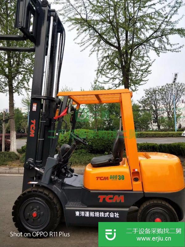 九成新3噸進口叉車,二手3噸叉車低價出售