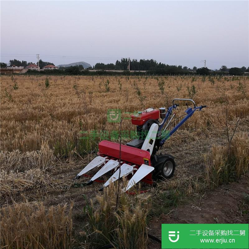 轉讓手扶式收割機-體積小高效率收割機技能割曬機