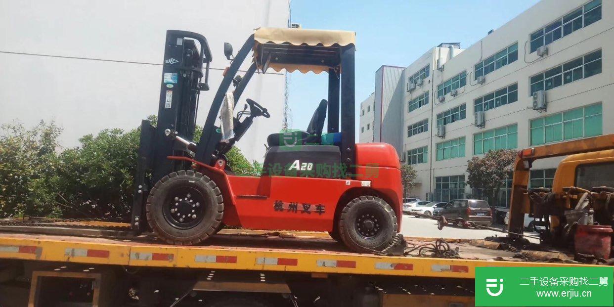 2噸小型二手柴油叉車，2噸杭州自動擋叉車九成新以上