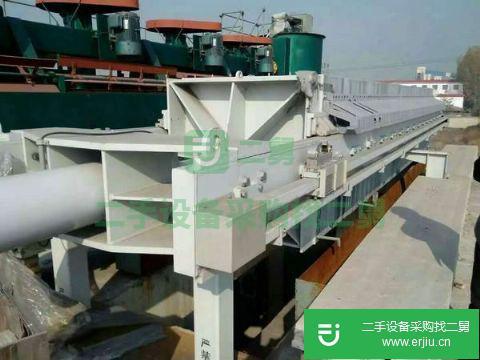 出售二手景津集團程控隔膜自動拉板隔膜壓濾機
