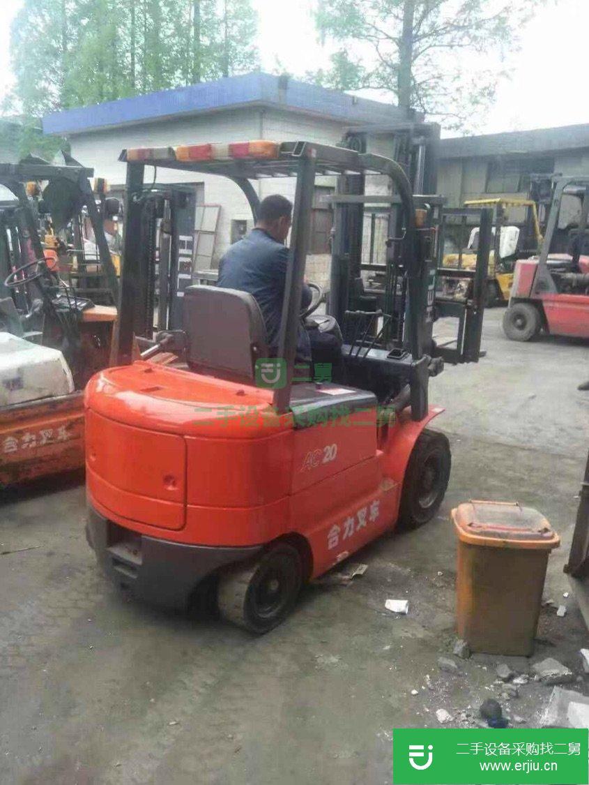 二手合力全交流2噸電動叉車 原版油漆未拆修二手叉車