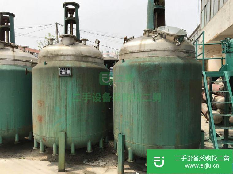 轉讓:出售二手5噸不銹鋼反應釜