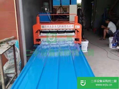 轉(zhuǎn)讓出售二手彩鋼瓦壓壓機(jī)