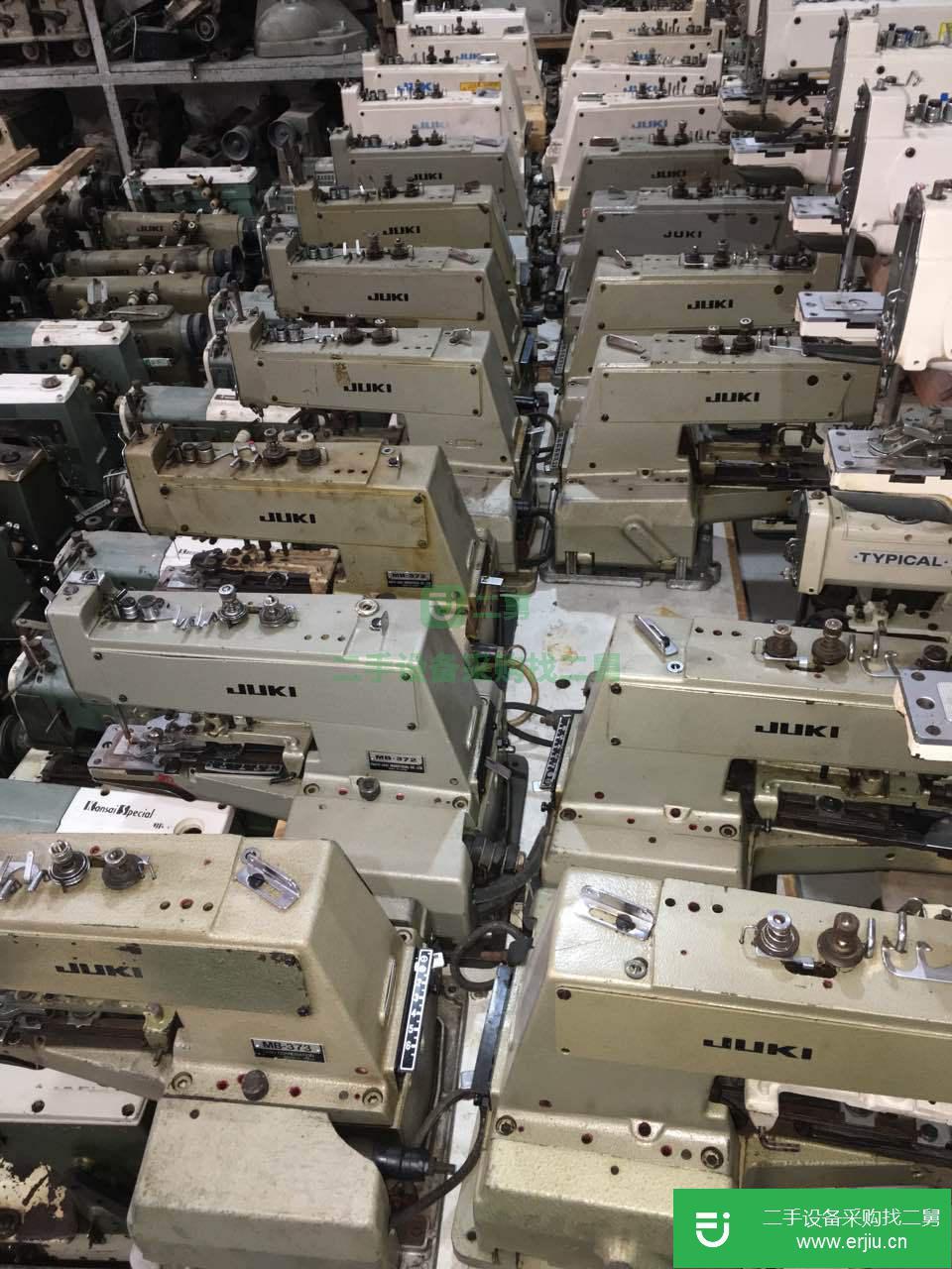 供應二手原裝進口重機牌373普通釘扣機 工業服裝釘扣機服裝設備