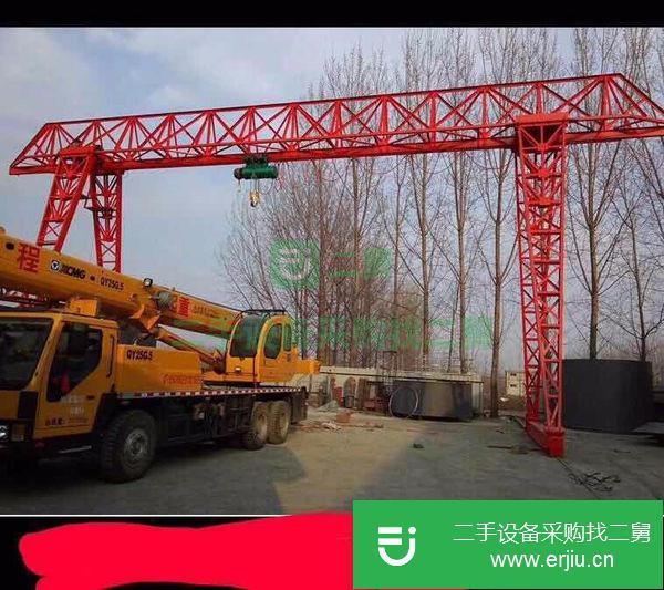 出售二手單雙梁行車,龍門吊,橋式起重機,門式起重機,電磁吸盤,各式鏈條