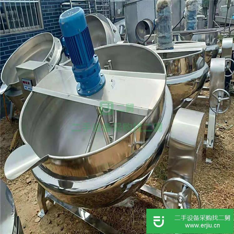 處理二手600升不銹鋼電加熱夾層鍋