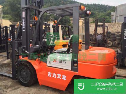 現貨出售3噸合力二手叉車4米杭州柴油叉車低價轉讓9成新 (二手叉車半價出售包郵)