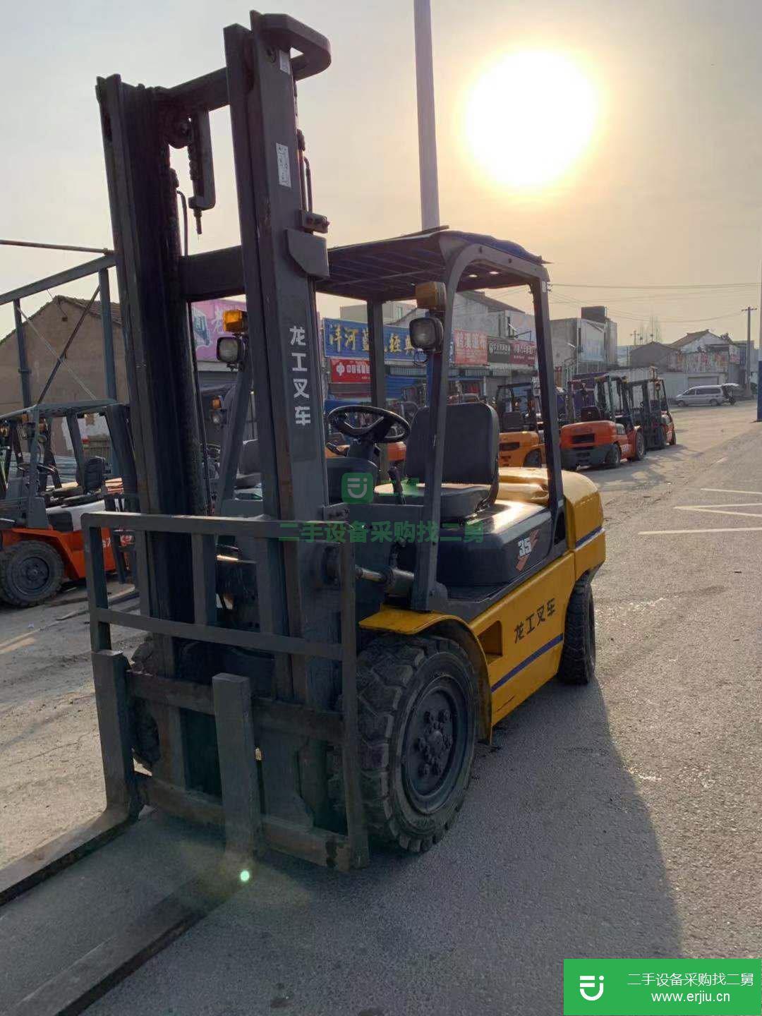 物流搬運4米二手3噸叉車，本地二手合力杭州叉車質保一年