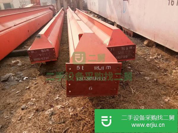 轉(zhuǎn)讓16/5噸跨度22.5米QD 雙梁起重機天車
