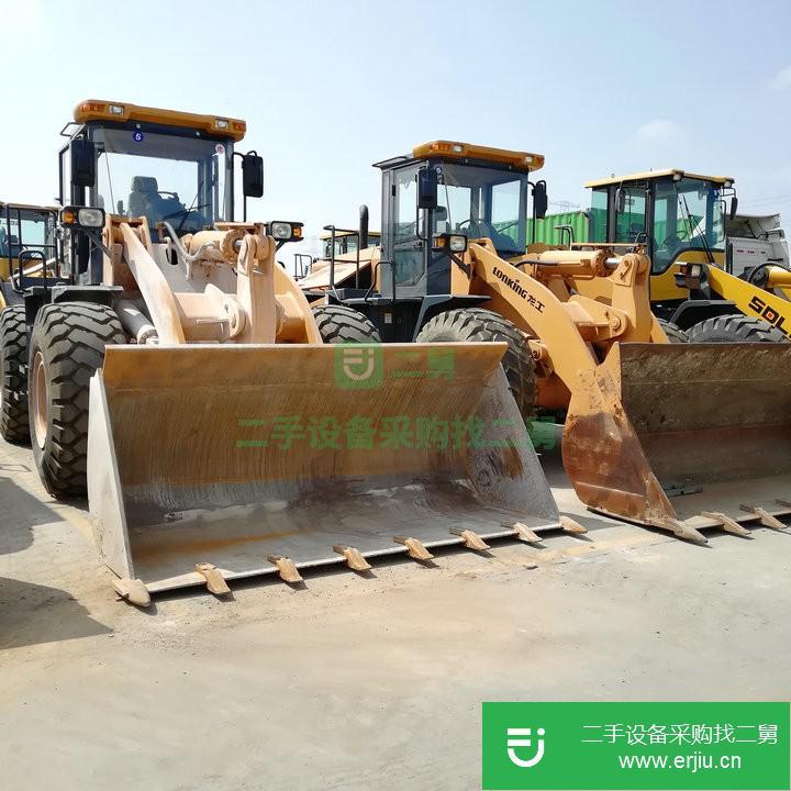 鶴崗出售二手裝載機 原版油漆5噸鏟車出售