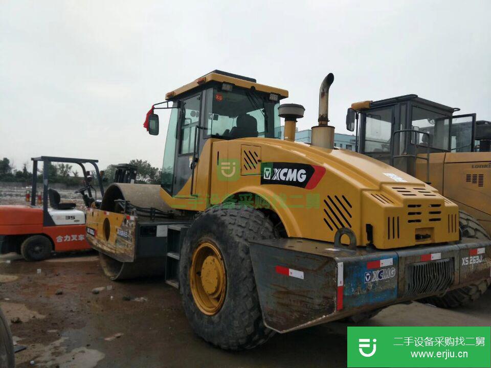 現貨處理22噸二手震動壓路機 二手膠輪壓路機