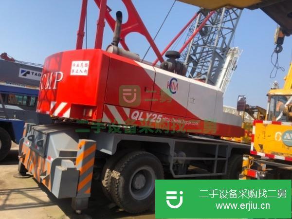 轉讓二手海港吊哈工25噸輪胎吊機碼頭起重機