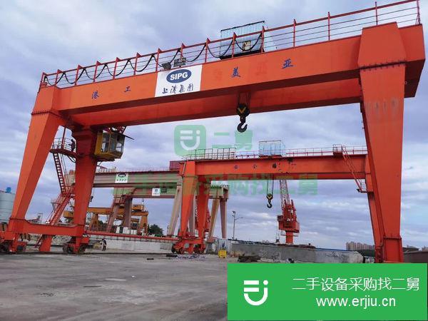 轉(zhuǎn)讓40噸跨25米兩臺QD雙梁32噸跨度25.5一臺龍門吊