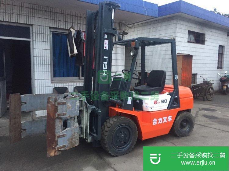 轉讓一臺3噸合力柴油叉車，合力3噸內燃式叉車標準配置