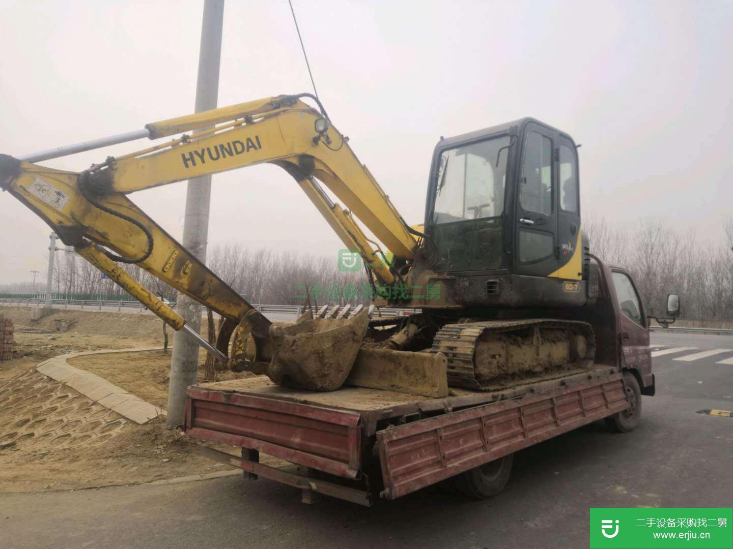 現代 R60-7 挖掘機 (轉讓60挖掘機)