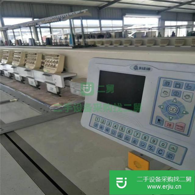 出售繡花機越美917/400間距 大豪全伺服電機