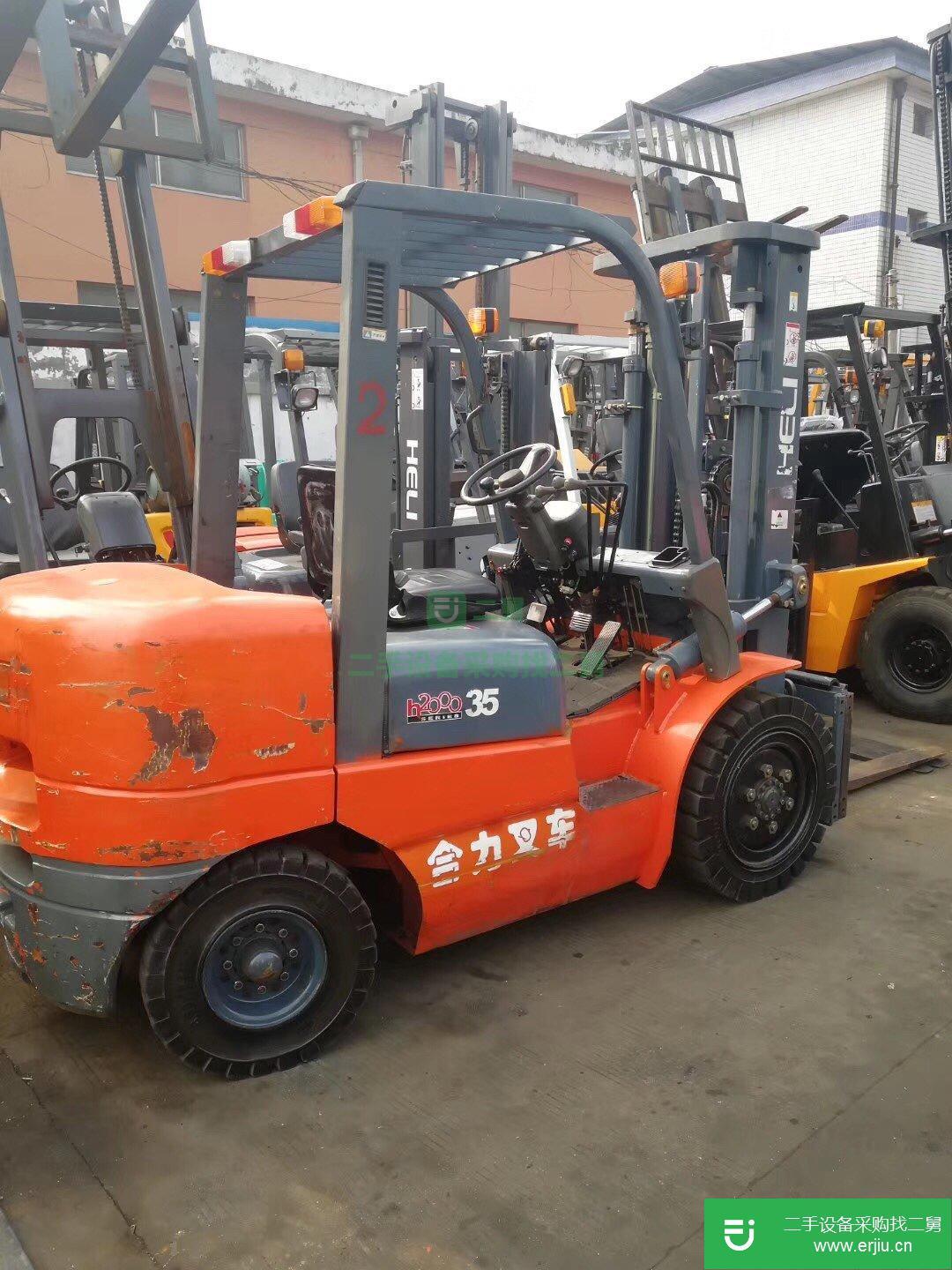 原版油漆3.5噸合力叉車，新款二手自動擋叉車低價出售