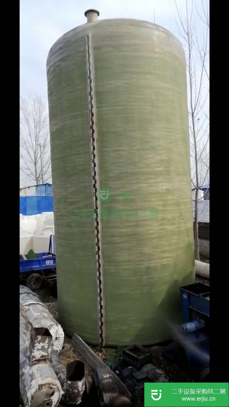 轉讓:出售二手50立方-100立方玻璃鋼儲罐