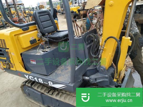 出售二手玉柴18-8微型農用小挖機