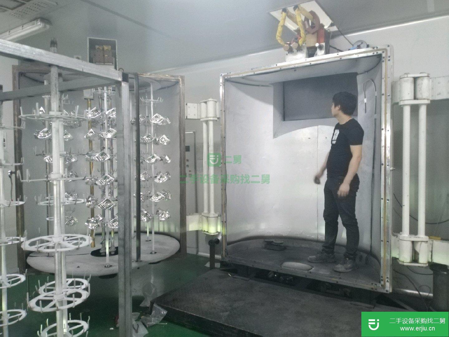 出售二手的車燈噴涂，電鍍銀碗燈罩，表處流水線