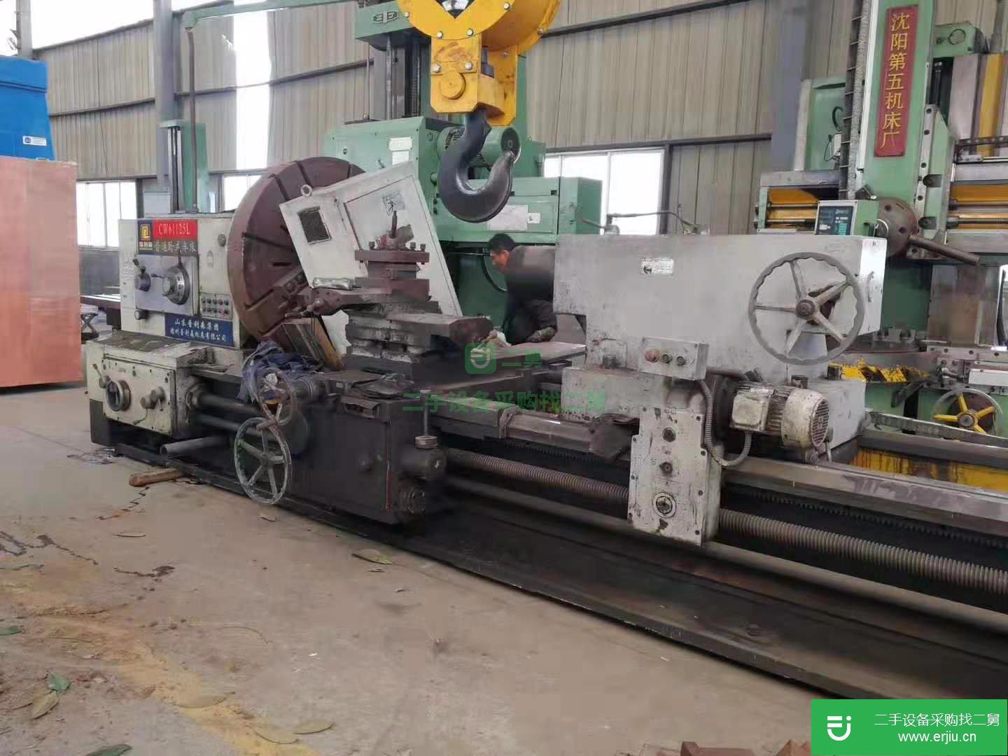 自家工廠倒閉出售普利森CW61125L臥式車床
