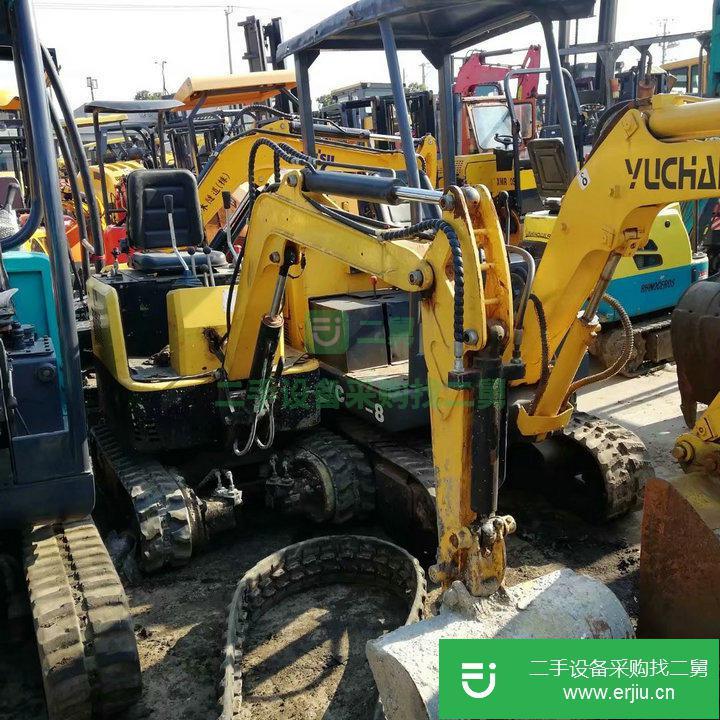 玉柴 YC13-8 挖掘機 個人小挖機急售