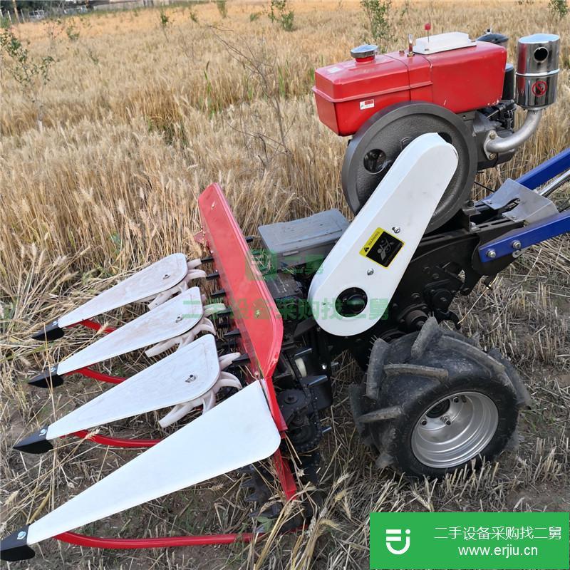 轉讓手扶式收割機-體積小高效率收割機技能割曬機