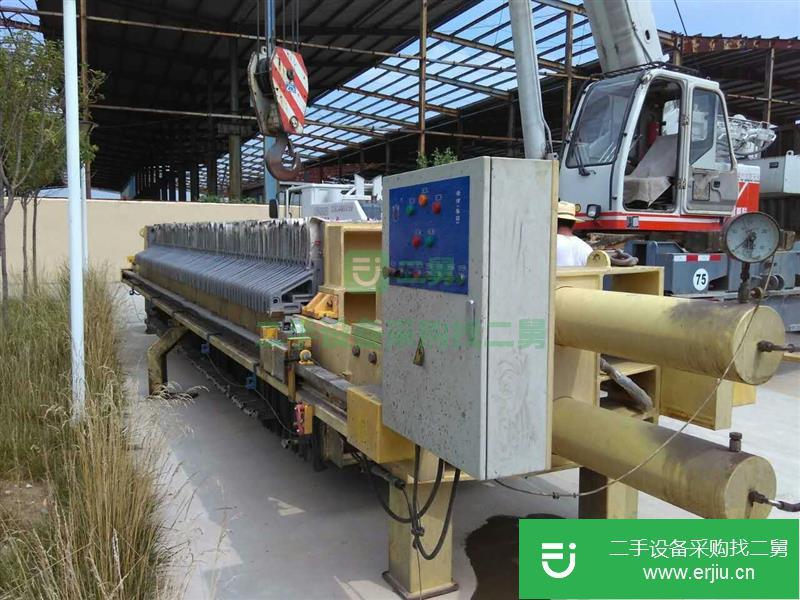 出售環(huán)保污水處理專用二手環(huán)保箱式壓濾機