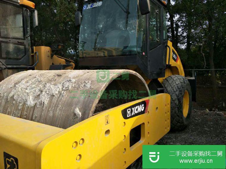 隴南本地二手22噸壓路機轉讓，二手徐工單鋼輪壓路機